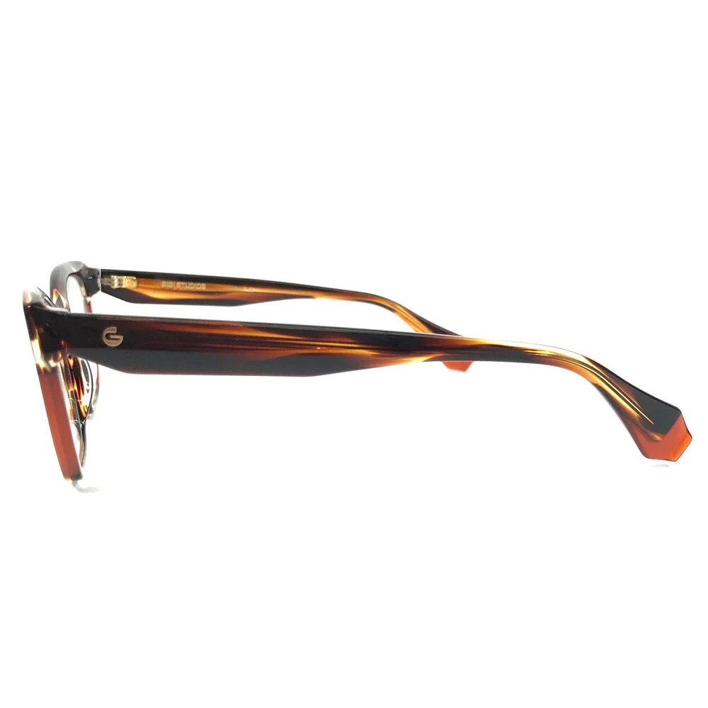 Gigi Studios Eyeglasses Frames ZARA GS1003/020 Brown Tortoise Cat Eye 52-19-140
